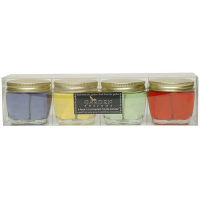 Garden Fusion 4pk Scented Candle Sampler