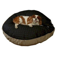 Snoozer Quiltie Round Pet Bed, Small, Black
