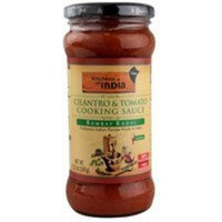 Kitchen Of India Cilantro & Tomato Cooking Sauce 12.2 oz. (Pack of 6)