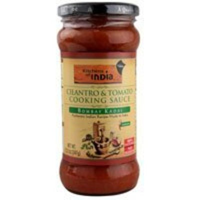 Kitchen Of India Cilantro & Tomato Cooking Sauce 12.2 oz. (Pack of 6)