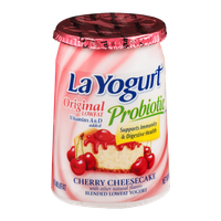 La Yogurt Probiotic Original Low Fat Yogurt Cherry Cheesecake