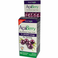 Natrol AcaiBerry Extra Strength 1200 mg 60 Vegetarian Capsules