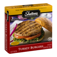 Shelton's Turkey Burgers - 3 CT