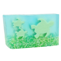 Primal Elements Handmade Vegetable Glycerine Soap, Coconut lime, Sea Tutles, 6 oz