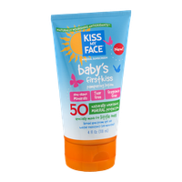 Kiss My Face Mineral Sunscreen Baby's First Kiss Pampering Lotion