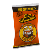 Middleswarth Hand Cooked Old Fashioned KET-L Potato Chips Bar-B-Q Flavored The Weekender