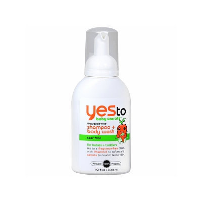 Yes To Baby Carrots Fragrance Free Shampoo & Body Wash