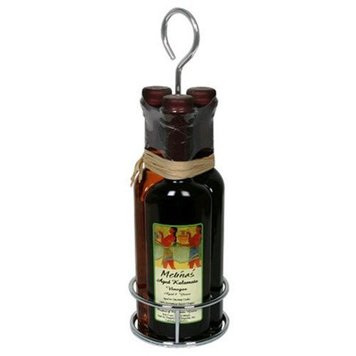 Melina's Vinegar Gift Pack, Caddy with Vinegar from Greece, Spain, and Italy (Three 7-Ounce Bottles)