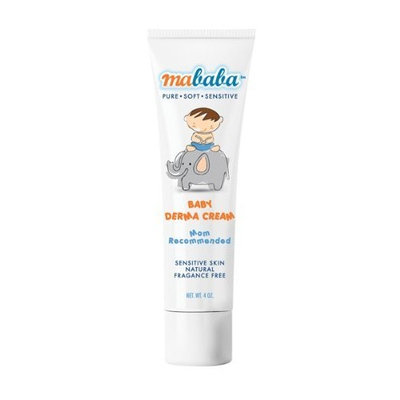 Mababa Baby Derma Cream, 4-Ounce (Pack of 2)
