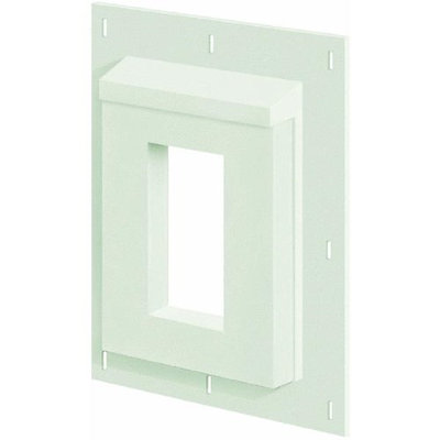 SturdiMount 9.08-in x 11.5-in Trim White Fiber Cement Mounting Block 3SMR68TW