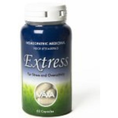 Vaxa International VAXA Homeopathic Medicinal Extress, for Stress and Overactivity, Capsules , 60 capsules