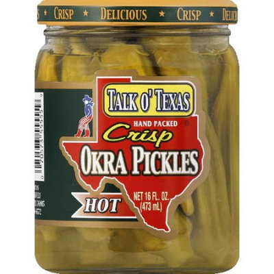 Talk O' Texas Brands Crisp Okra Hot Pickles