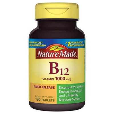 Pharmavite Llc Nature Made Vitamin B-12 Dietary Supplement Timed Release Tablets, 1000mcg, 190 count