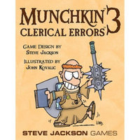 Munchkin MUNCHKIN 3 Clerical Errors Steve Jackson Adventure Themed Game