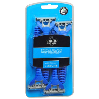 Studio 35 Speed 3-Blade Disposable Razor, 4 ea