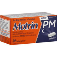 Motrin PM Pain Reliever/Nighttime Sleep-Aid Coated Caplets