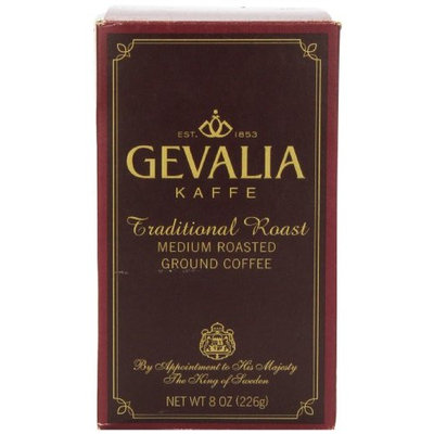 Gevalia Traditional Roast Ground Coffee, 8 Ounce Package