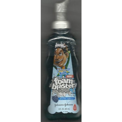 Johnson & Johnson Johnson's Kids No More Tears Foam Blaster Shampoo Jazzy Blue Raspberry 9oz (2 Pack)