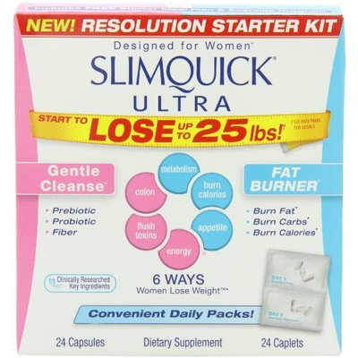 Slimquick Ultra Dietary Supplement, Resolution Starter Kit, 24 Caplets