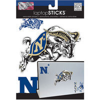 NCAA Removable Laptop Sticker, United States Naval Academy Navy Midshipmen