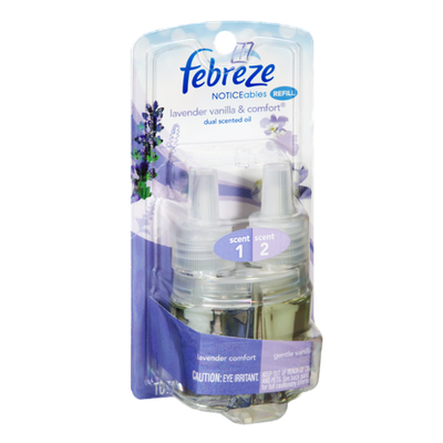 Febreze Noticeables Lavender Vanilla & Comfort Dual Scented Oil Refill