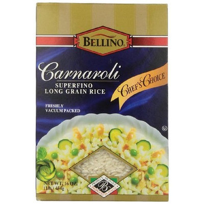 Bellino Carnaroli Superfino Long Grain Rice, 16 Ounce Boxes (Pack of 12)
