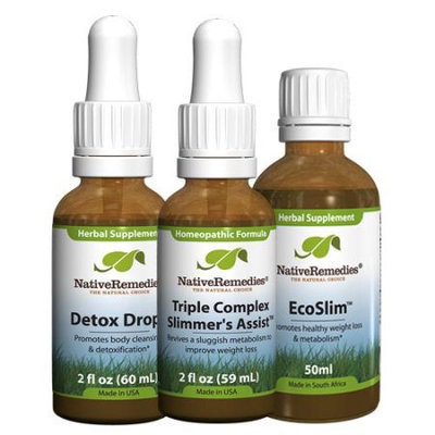 Native Remedies Native Remedies Slim UltraPack - Triple Complex Slimmer's Assist + EcoSlim + Detox Drops