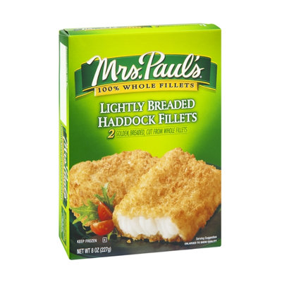 Mrs. Paul's Haddock Fillets Lightly Breaded - 2 CT