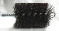 TOUGH GUY 3EDD3 Flue Brush, Dia 3 1/2,1/4 MNPT, Length 8