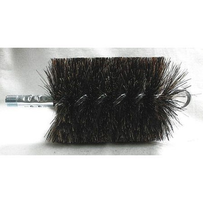 TOUGH GUY 3EDD3 Flue Brush, Dia 3 1/2,1/4 MNPT, Length 8