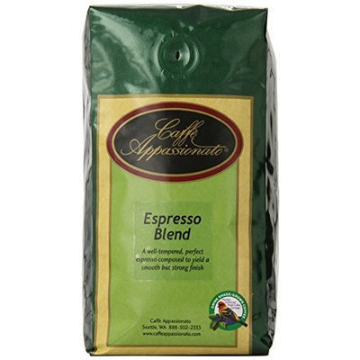 Caffe Appassionato Organic Shade Grown Espresso Roast Whole Bean Coffee, 12-Ounce Bags (Pack of 3)