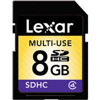 Lexar Media, Inc. Lexar 8GB Secure Digital High Capacity (SDHC) Memory Card.