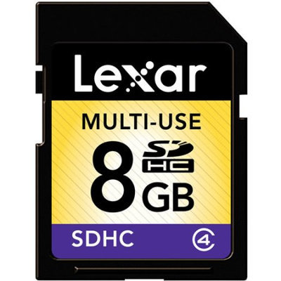 Lexar Media, Inc. Lexar 8GB Secure Digital High Capacity (SDHC) Memory Card.