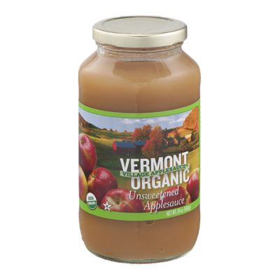 Vermont Village Organic Applesauce Unsweetened