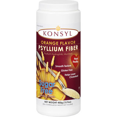 Konsyl Orange Sugar Free Natural Fiber Supplement, 15.9oz