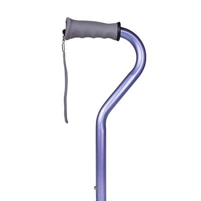 Carex Ergo Offset Cane, Purple, 1 ea