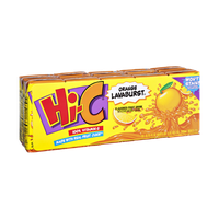 Hi-C Orange Lavaburst Fruit Juice Boxes- 10 PK