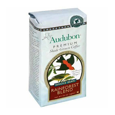 Audubon Premium Shade Grown Rainforest Blend Whole Bean Coffee
