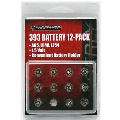 Laserlyte 393 Batteries & Accessories 12 pack BAT-12PK-393