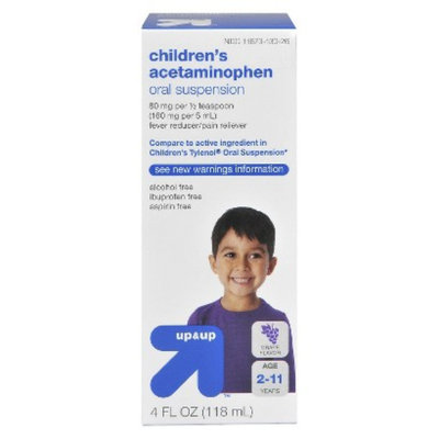 up & up Children's Acetaminophen Liquid - Grape (4 oz.)