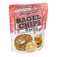 Hometown Bagel Chicago Style Bagel Chips Garlic