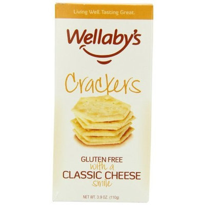 Wellaby's Crackers Classic Cheese, 3.9-Ounce (Pack of 6)