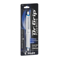 Pilot Dr. Grip Pure White Ball Point Medium 1.0MM Black Ink