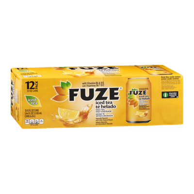 FUZE Iced Tea Half Tea Half Lemondde - 12 PK