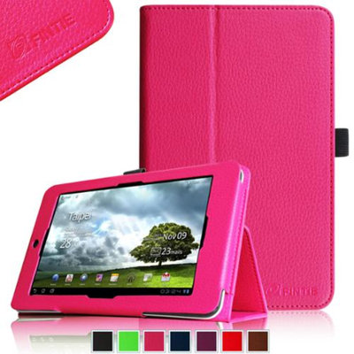 Fintie Folio Leather Case Cover for ASUS MeMO Pad HD 7-inch ME173X Tablet, Magenta