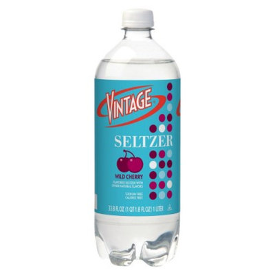 Vintage Wild Cherry Seltzer 33.8 oz