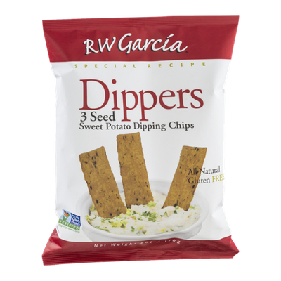 RW Garcia Dippers 3 Seed Sweet Potato Dipping Chips Gluten Free