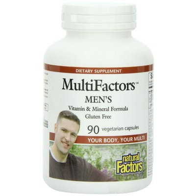 Natural Factors Multifactors Men's Veg-Capsules, 90-Count