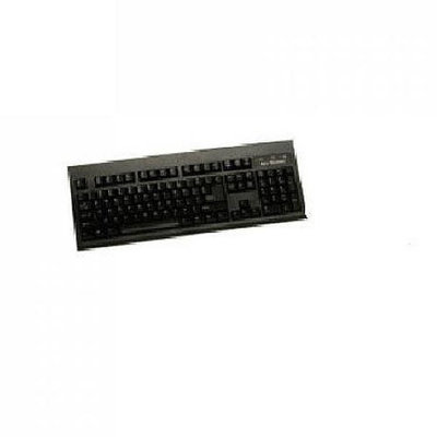 Keytronic E06101USBB Black USB Keyboard with 2Port Hub