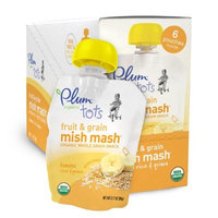 Plum Organics Tots Fruit and Grain Mish Mash, Banana, Rice and Quinoa, 3.17-Ounce Pouches (Pack of 12)